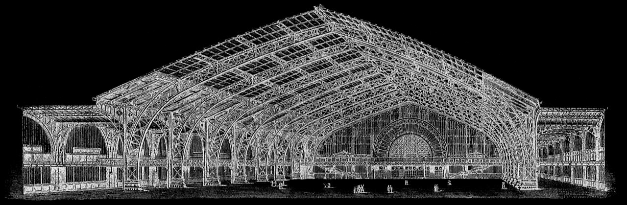 The Machine Hall - Paris, 1889 (inverted)